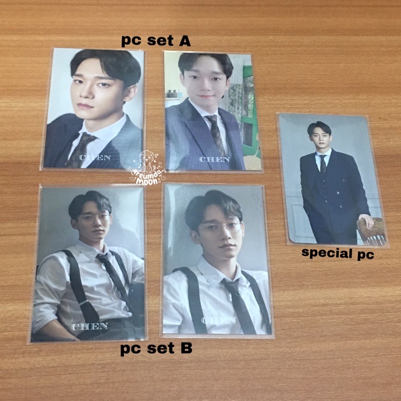 EXO Season Greetings sg Chen set Fortune card Special pc spc