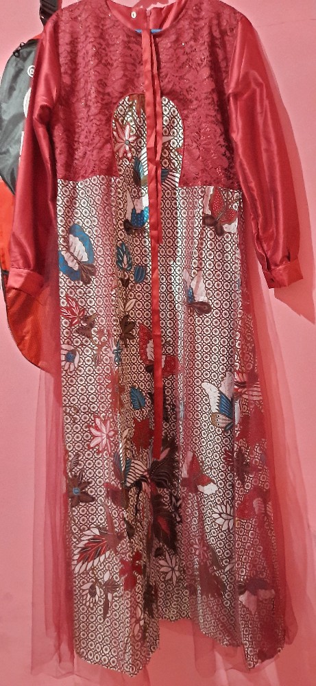 Maura Couple - Sania Ruffle Batik Couple Ori Ndoro Jowi Dnt Garansi Termurah Shopee - Batik Couple