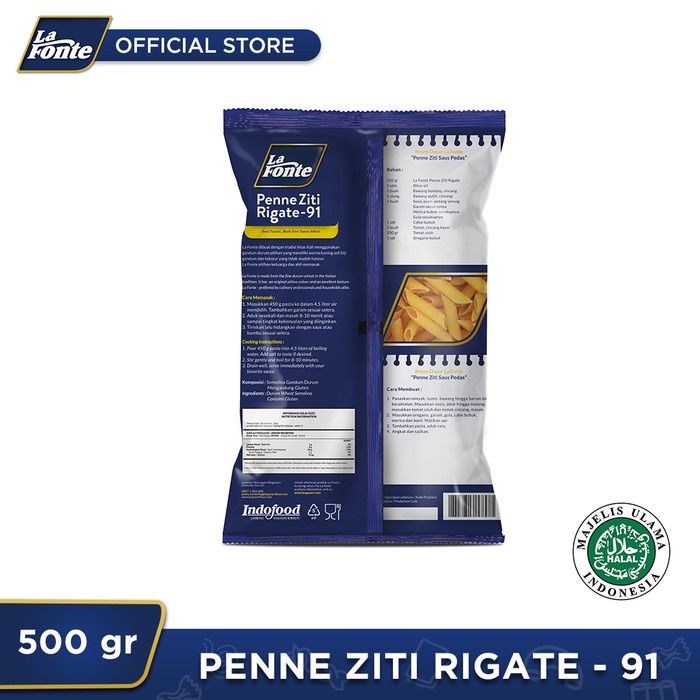 

pasta-aneka- 1 pc - la fonte penne ziti rigate 500gr -aneka-pasta.