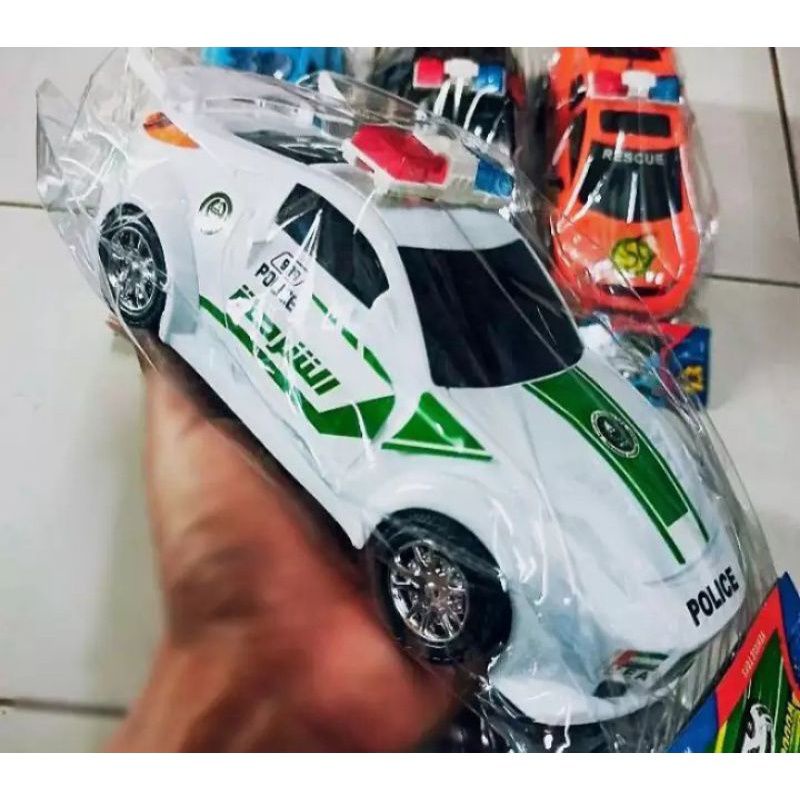 Mainan Mobil Polisi Kantong / Mobil Mobilan Plastik