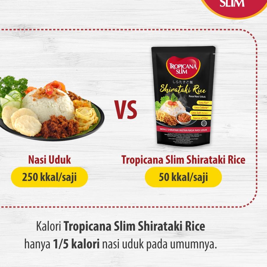 

Pasti Ada ♗ Twin Pack - Tropicana Slim Shirataki Rice 72 g - Bantu Dukung Hidup Sehat!