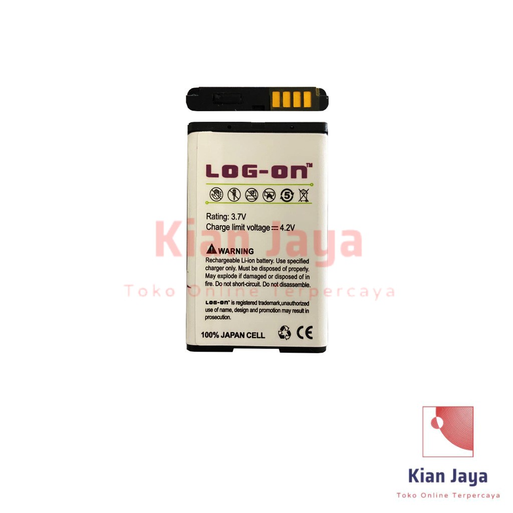 Baterai Double Power Log-on Hp Blackberry 8520 C-S2 CS2 Batre Batrai Battery Original Logon