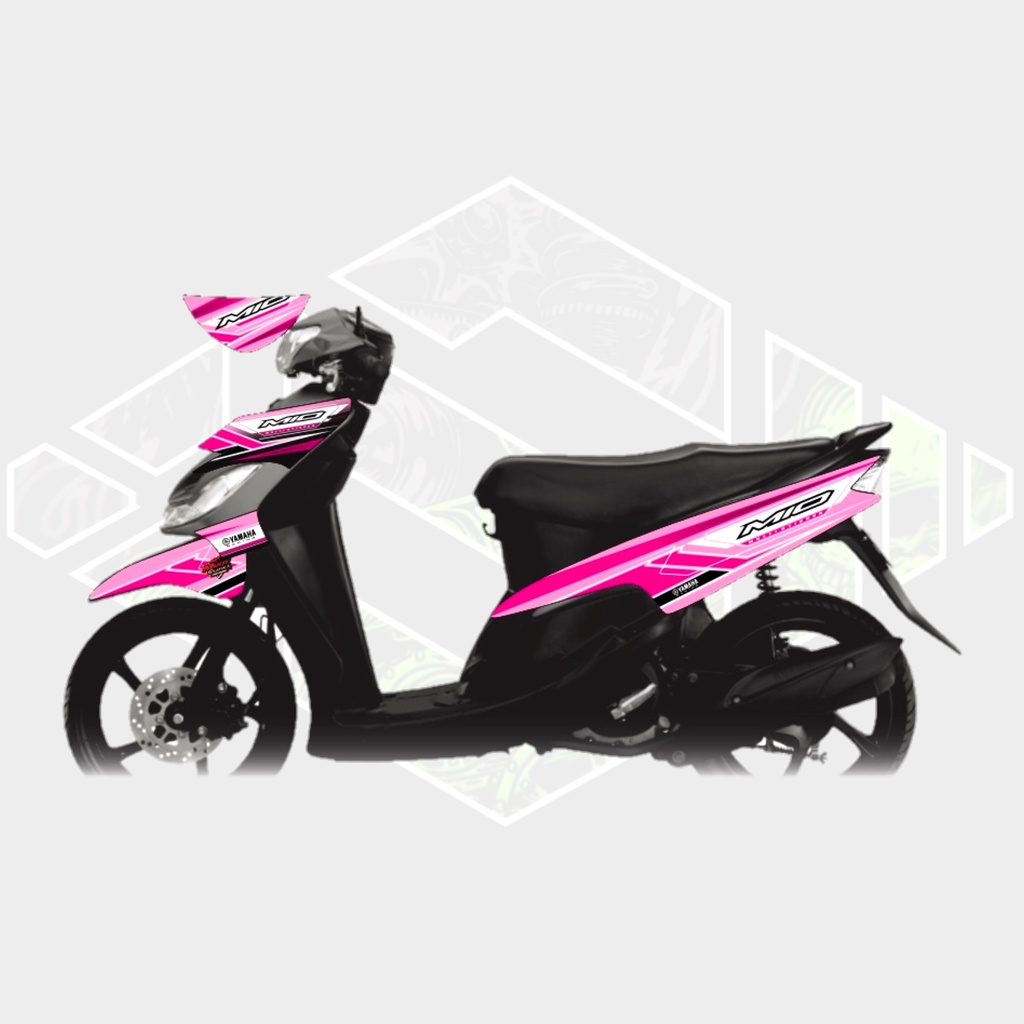 List Sticker Striping Mio Sporty / Striping Variasi Custom Mio Sporty/Smile / Stiker Motor Mio Sport