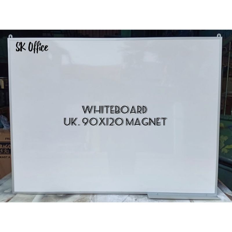 

White Board uk. 90x120 Magnet Papan Tulis Gantung