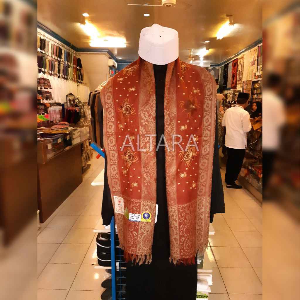 shawl/sorban/scarf kashmiri india produk spesial, haji dan umroh  0 Ulasan