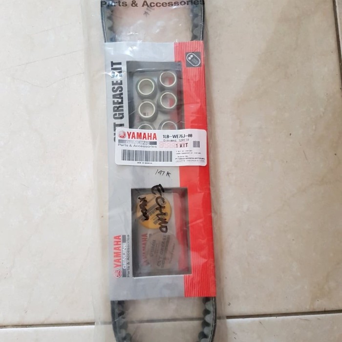 (100% Original ) Vbelt Kit Xeon Carbu / Xeon RC (1LB-WE76J-00) Mantap bos