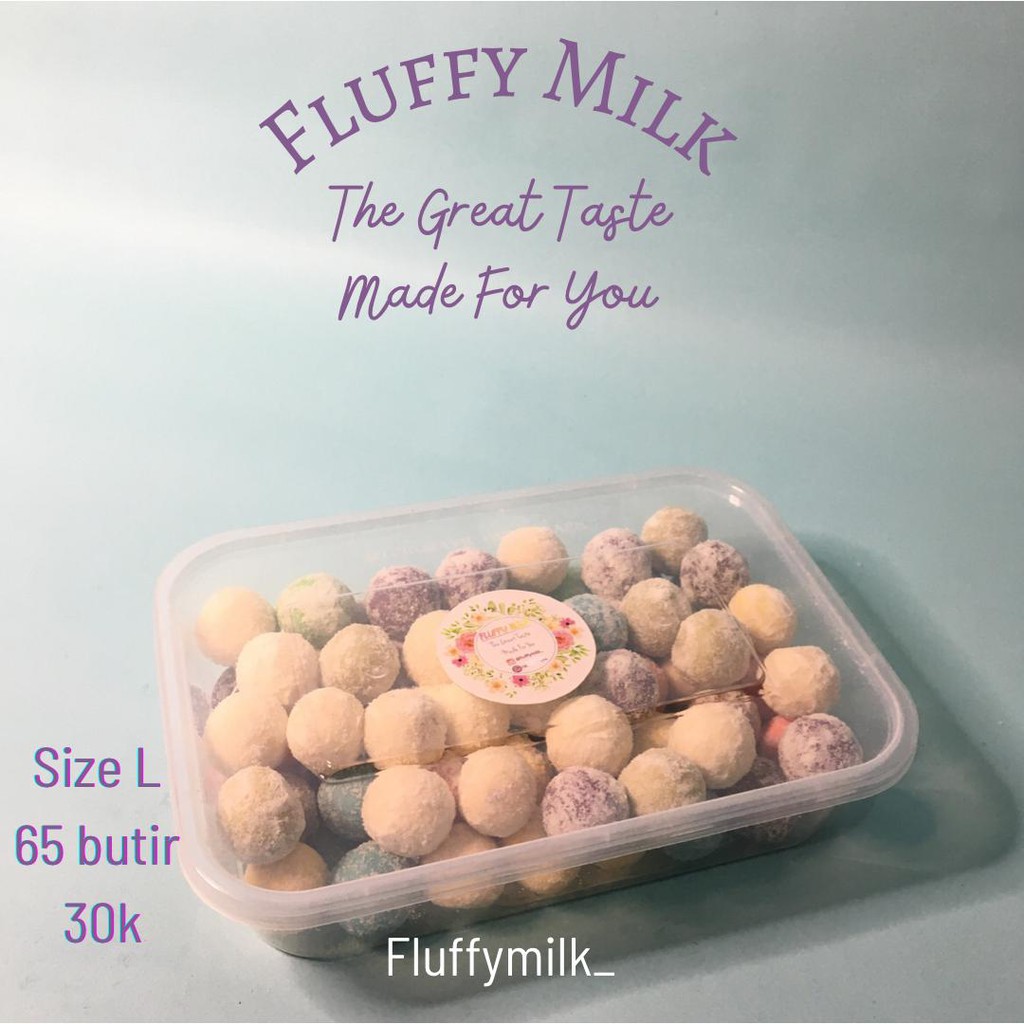 

Bola Bola susu premium size L Isi 68