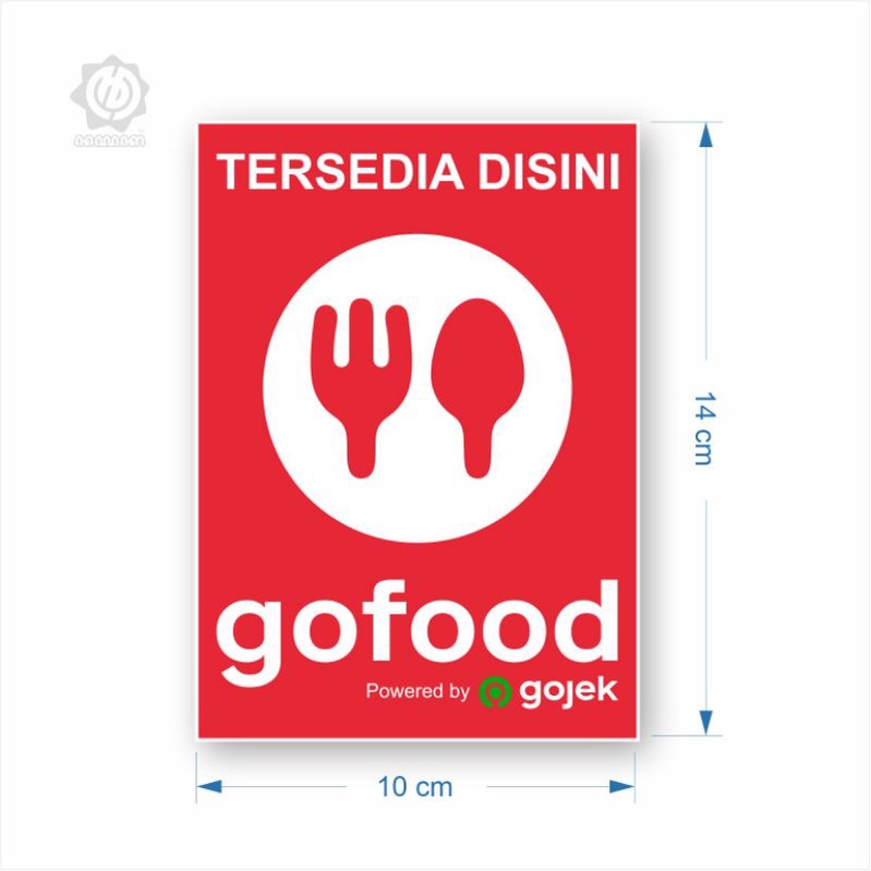 

Stiker Label Warung Makan Restoran Gfood ShopeeFood