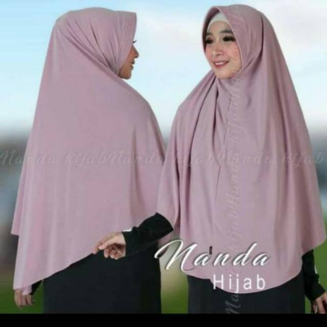 JILBAB KHIMAR BY NANDA HIJAB/ KERUDUNG  INSTAN/BERGO MUSLIM