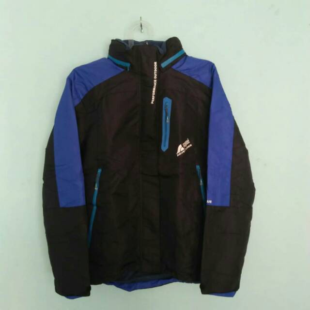Jaket gunung waterproof windproof rei webatuck blue