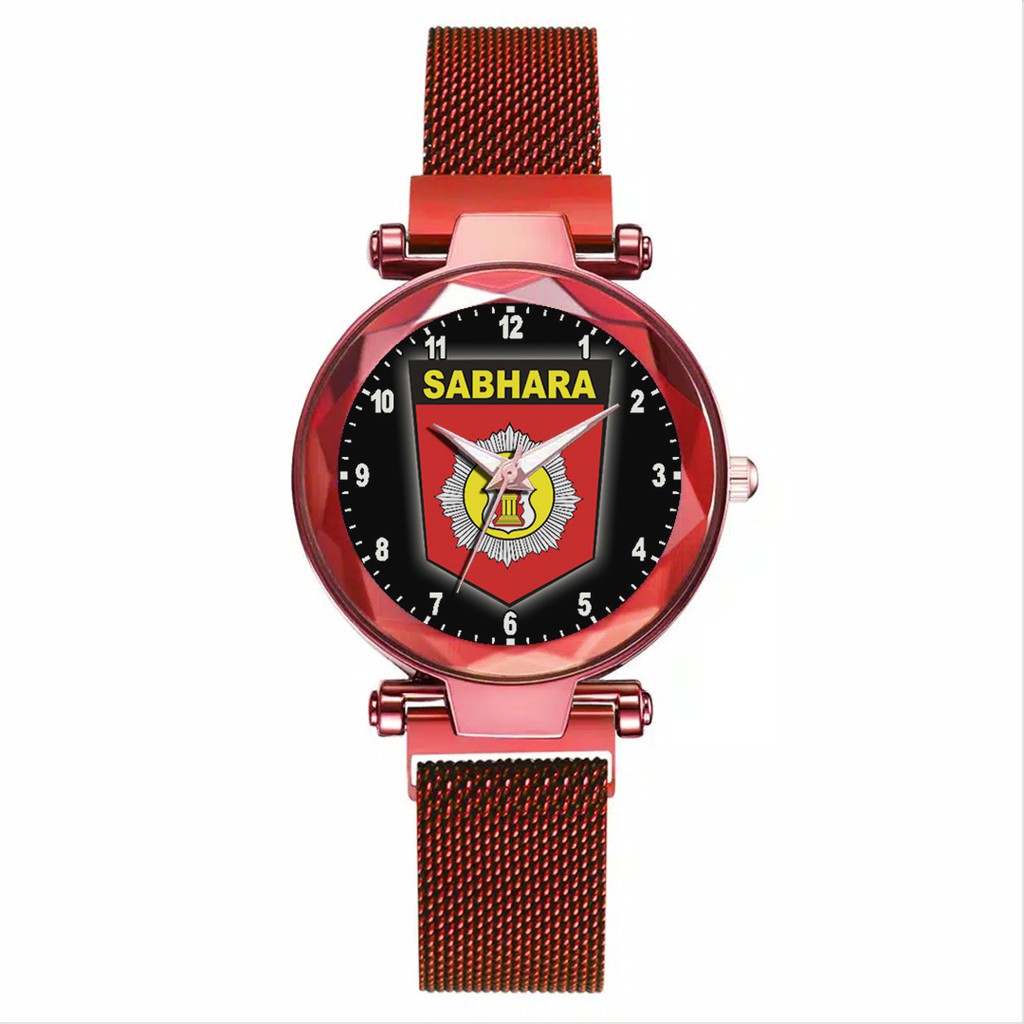 Jam Tangan Wanita Custom - SABHARA Free Box &amp; Batre Cadangan