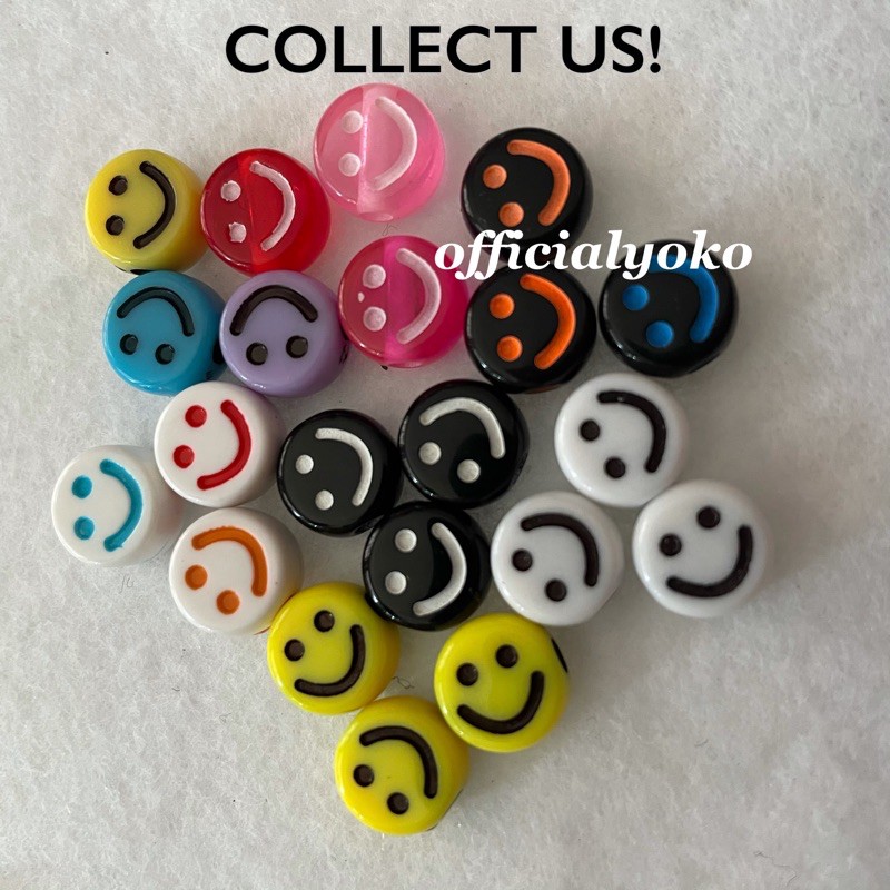 (16) Mute/Monte/Manik Smile/Smiley Face 10mm (10gram)