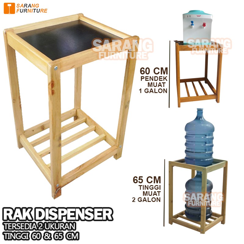 Rak Dispenser Kayu Tempat Galon Rak Dispenser Kayu Rak Dispenser Minimalis Murah