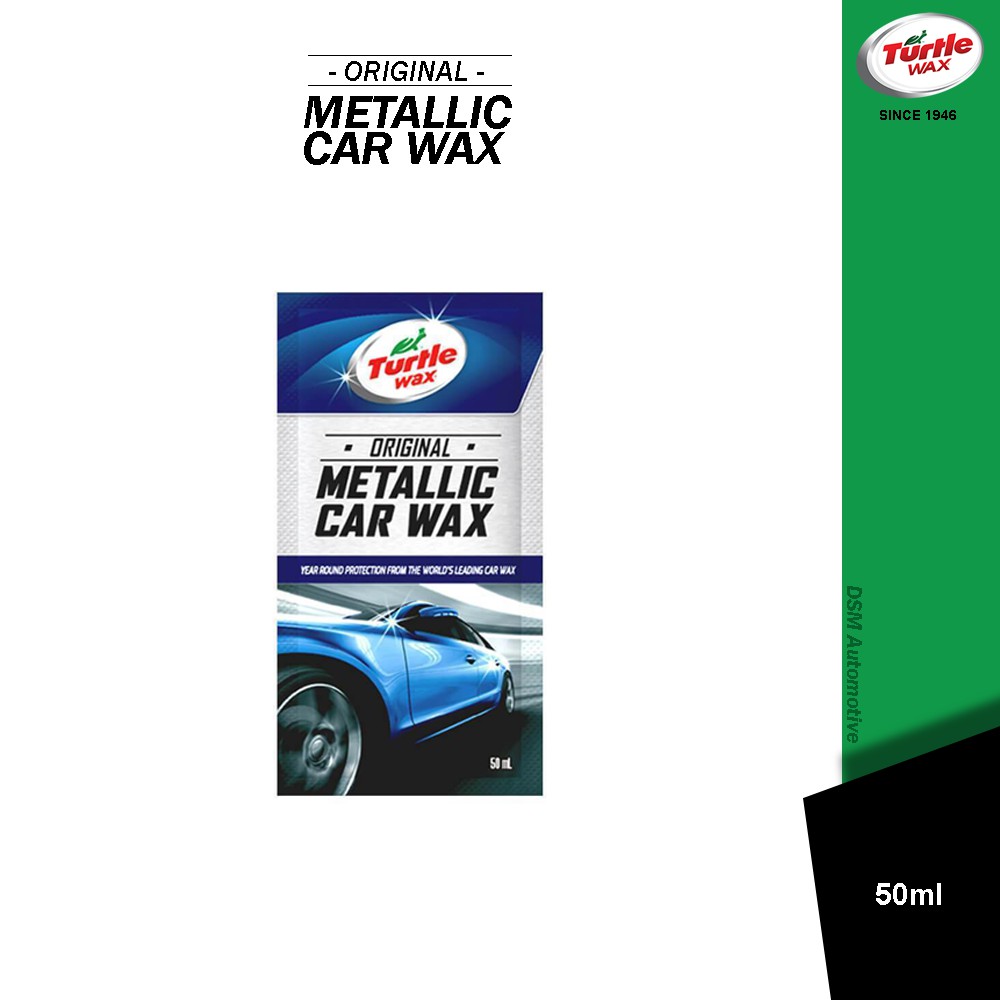 Turtle Wax Original Metallic Car Wax Sachet 50ml - Liquid / Mengkilapkan Dan Memberi Perlindungan