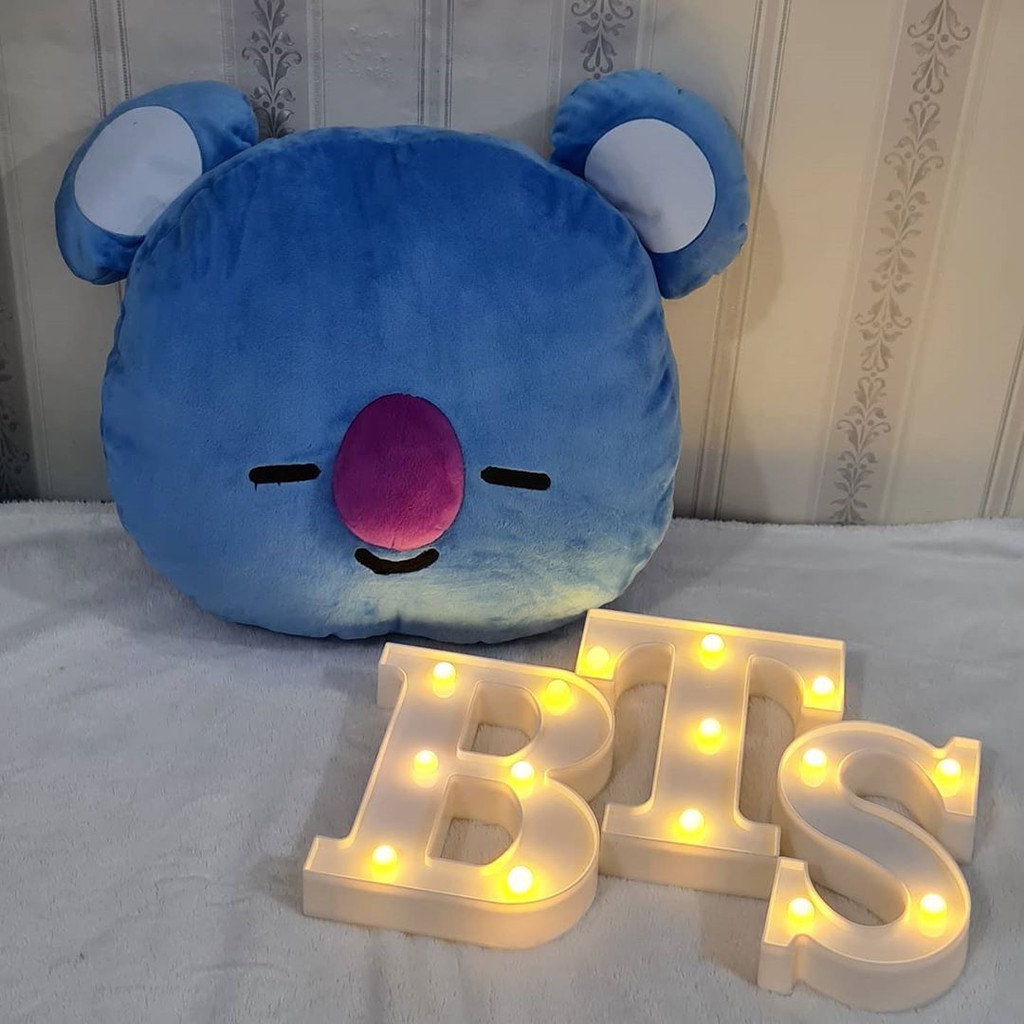 BANTAL BONEKA BT21 BTS KPOP BABY FACE UNOFFICIAL Bantal Boneka Semua Karkater Tata Shooky Cooky Chimmy RJ Koya Mang Van K-Pop