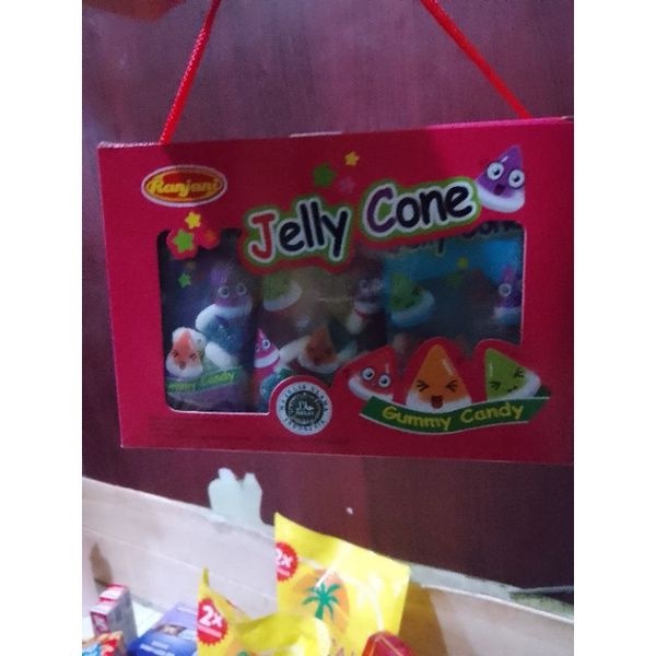 

Jelly cone Ranjani permen jelly aneka rasa buah isi 30pcs