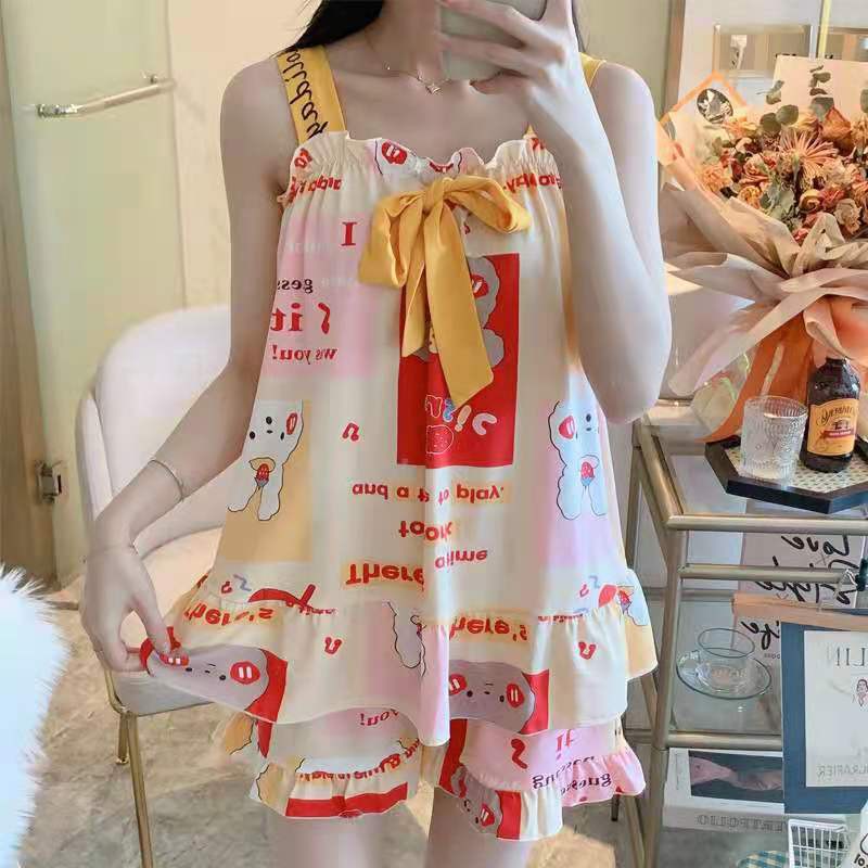 <$ COD $> NL Piyama ikatan simpul katun murni, evaluasi super tinggi Peregangan piyama-3