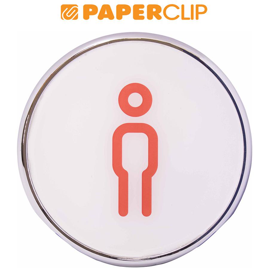 

SIGN LABEL PRIA-CHROM ROUND UKURAN 16.5cm