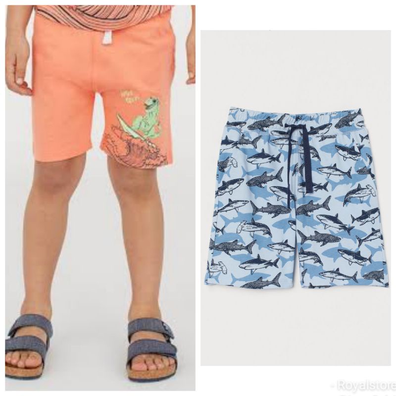 SALE CELANA JERSEY SHORT PANTS HM H&M HNM ANAK SHARK