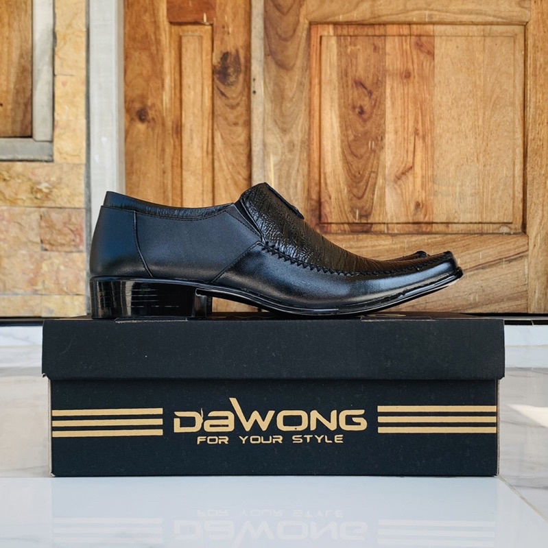DAWONG - Sepatu Pantofel Pria MU 01 HITAM