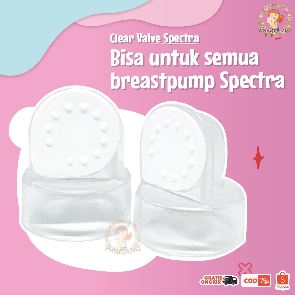 Sparepart Clear Valve Spectra Breast Pump Pompa Asi Manual Terlaris By Mallpompaasi