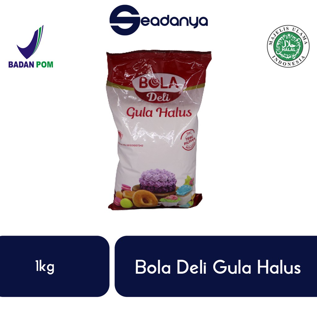 

Gula Halus Bola Deli 1 Kg HALAL MUI BPOM