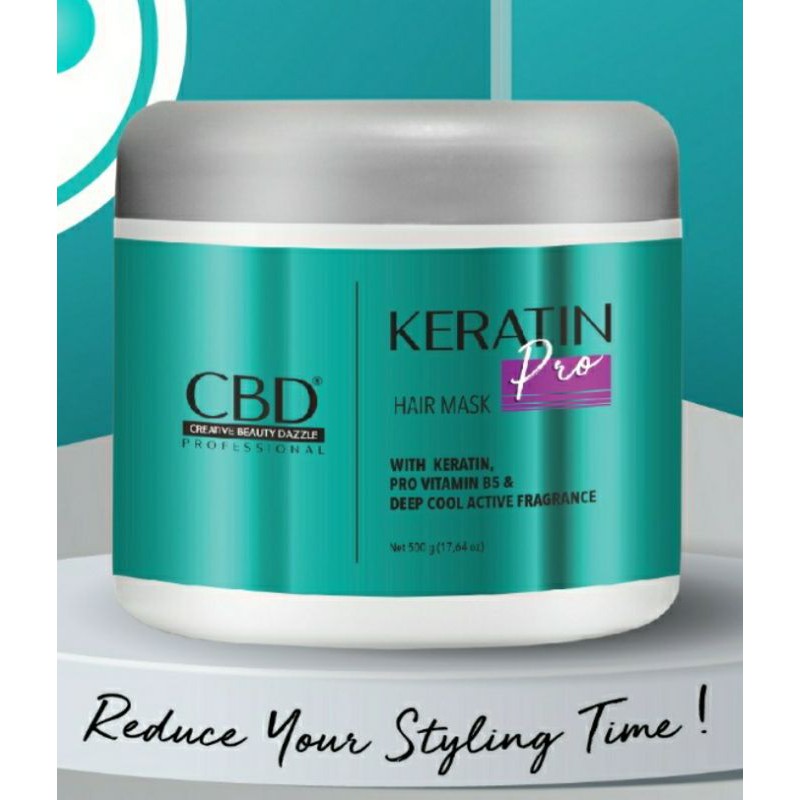 Jual Cbd Keratin Pro Hair Mask Masker Rambut Keratin 500gr Original Indonesiashopee Indonesia 