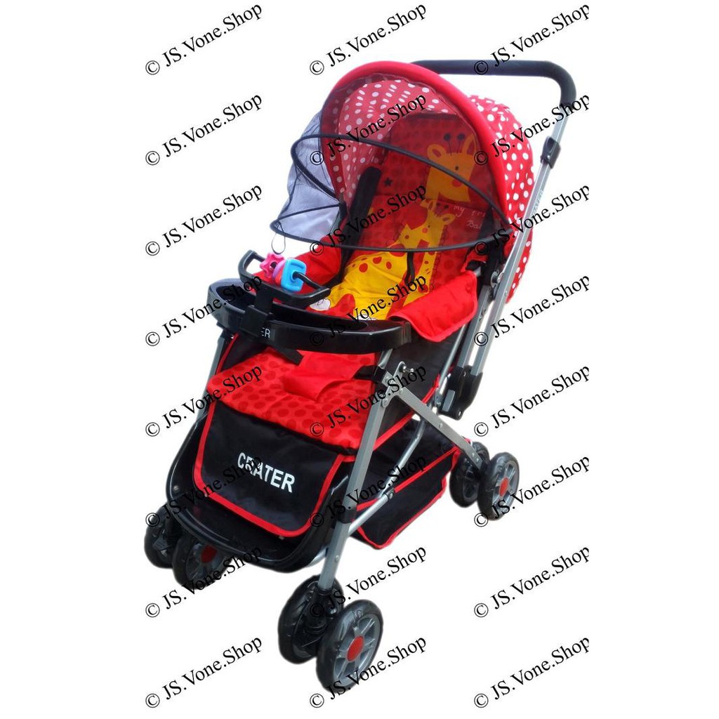 Kereta Dorong Bayi / Stroller Baby Crater 213 SN - Merah