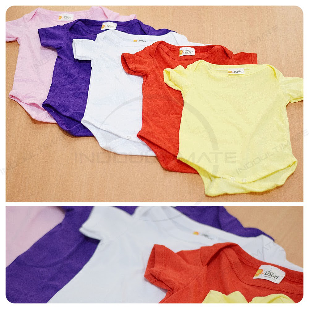 Baby Leon Baju Bayi 100% Katun Pakaian Kaos Baby Jumsuit Newborn Jumper Bayi Baru Lahir BC-01