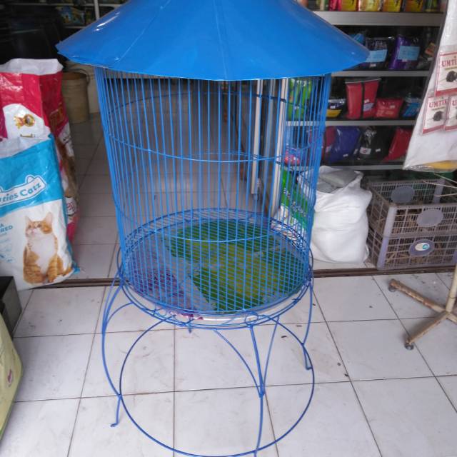 Kandang Burung Beo Besi Atap Kerucut Ukuran Besar Readystockkk Shopee Indonesia