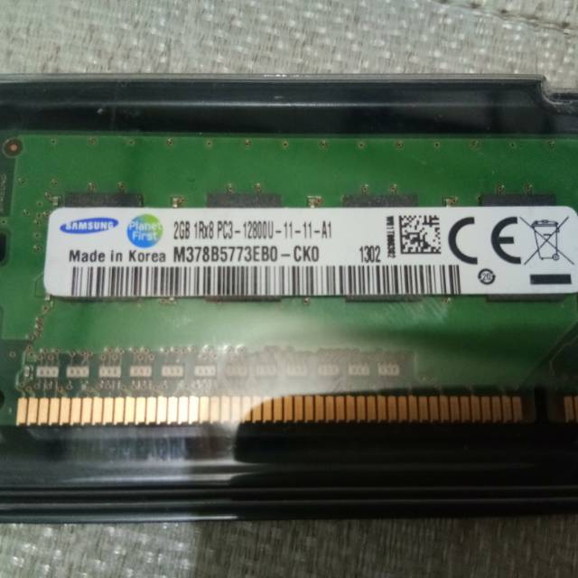 Ram Samsung DDR3 2GB Pc 10600 - Pc 12800