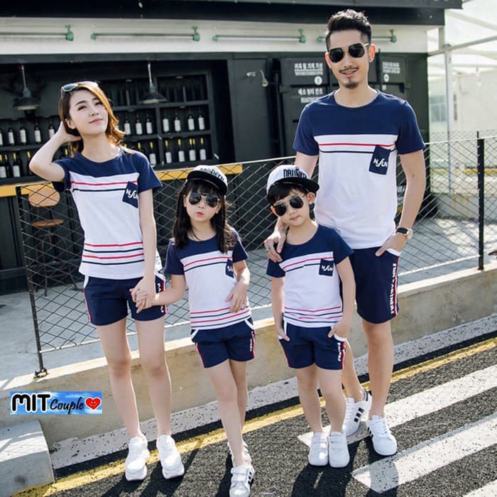 COUPLE FAMILY NSUN 2 ANAK KAOS COUPLE BAJU PASANGAN CEWEK COWOK SEPASANG