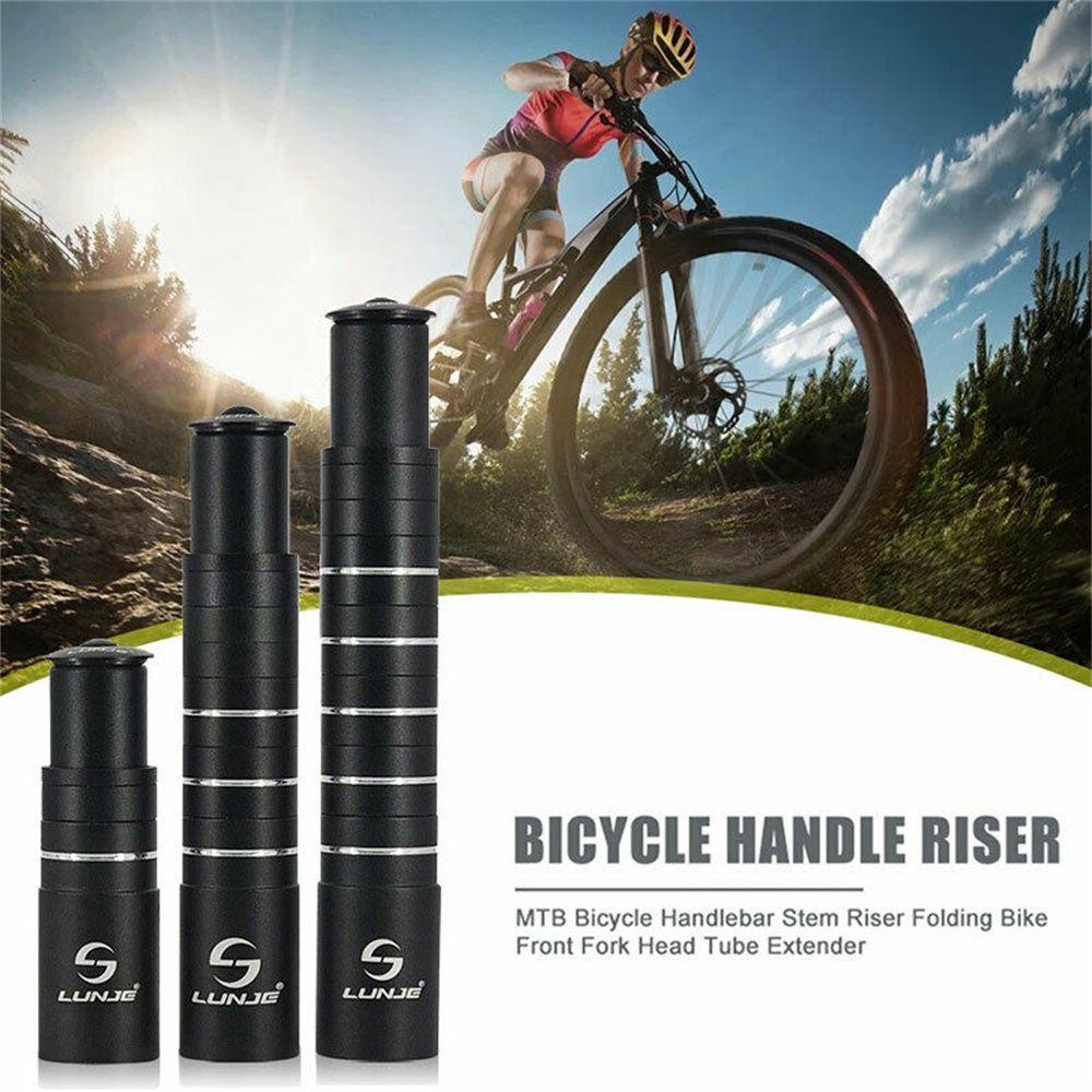 R-FLOWER Riser Batang Sepeda Bahan Aluminium Alloy Aksesoris Adapter Stang Peninggi