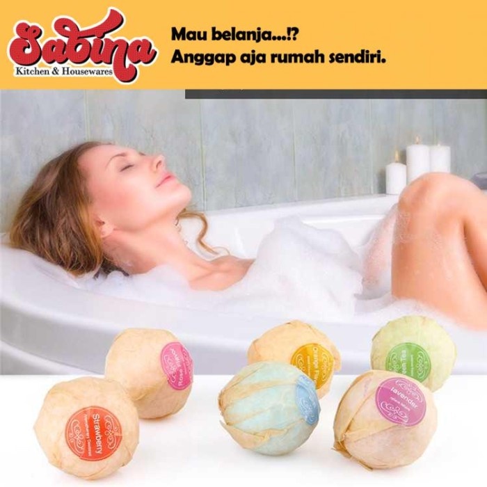 Sabun Mandi Bath Bombs Salt 6 PCS Bathtube Bubble