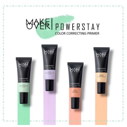 ☘️Yuri Kosmetik☘️ MAKE OVER POWERSTAY COLOR CORRECTING PRIMER