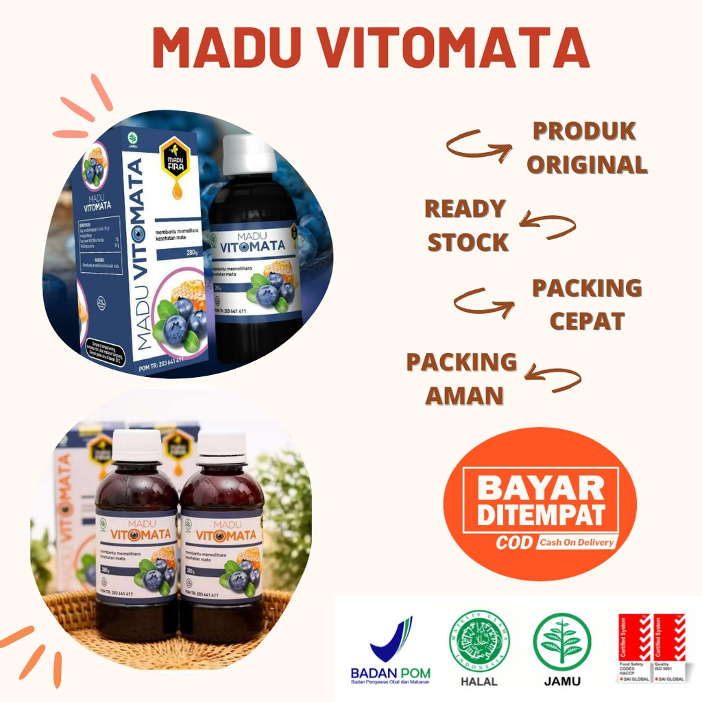 vitomata madu vitomata kesehatan mata paket gold vitomata madu original vitomata madu asli bpom