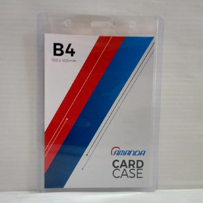 

Amanda Card Case B4 / Plastik ID Tebal Uk. B4 (Pak Isi 20 Lembar)