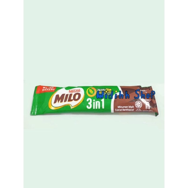 Nestle Milo 3 in 1 Activ-Go Malaysia 1 Stik 3in1 / Milo 3in1 Malysia / Milo 3 In 1 Malaysia