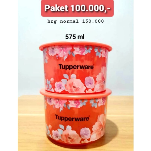 magnolia canister toples mini tupperware(2) pcs Rp 100000