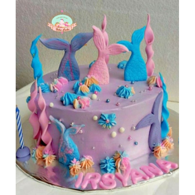 

kue ulang tahun mermaid