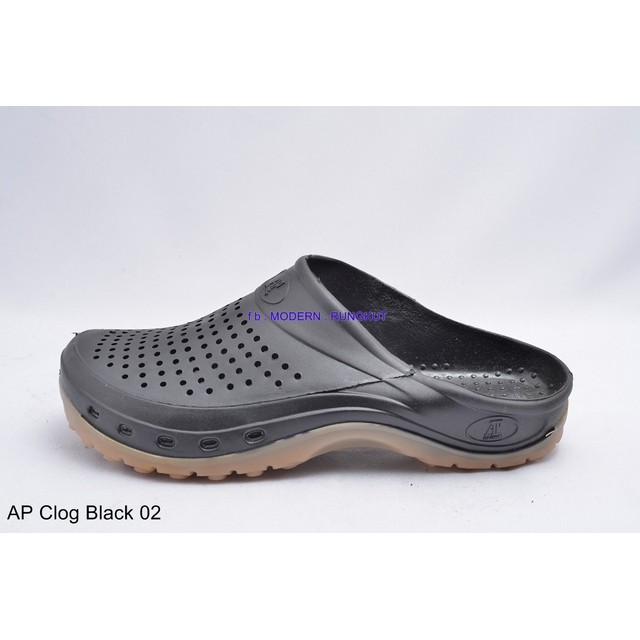 AP CLOGS BLACK sendal pria casual anti air flip flop anti slip
