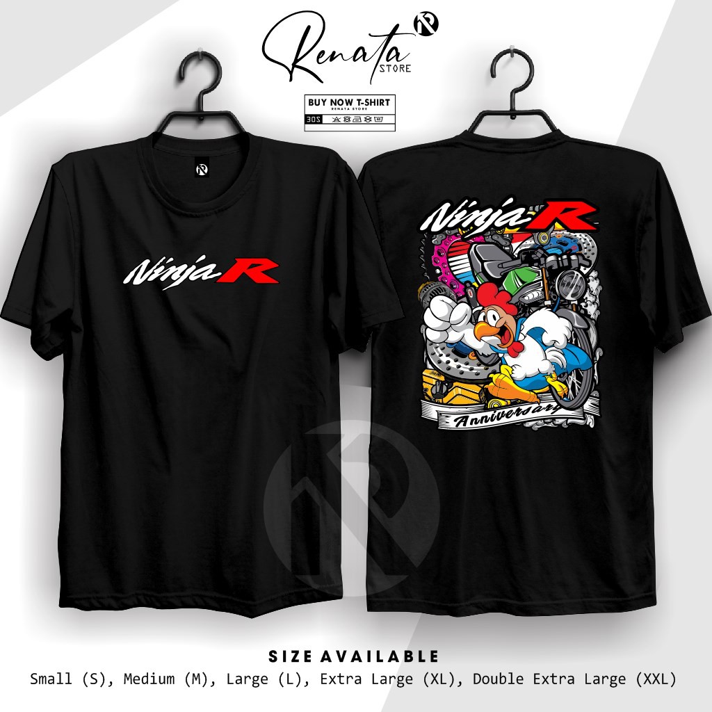 Kaos Distro Baju KAWASAKI NINJA R FAKE MOTHAI THAILAND KEREN THAILOOK-Renata Store
