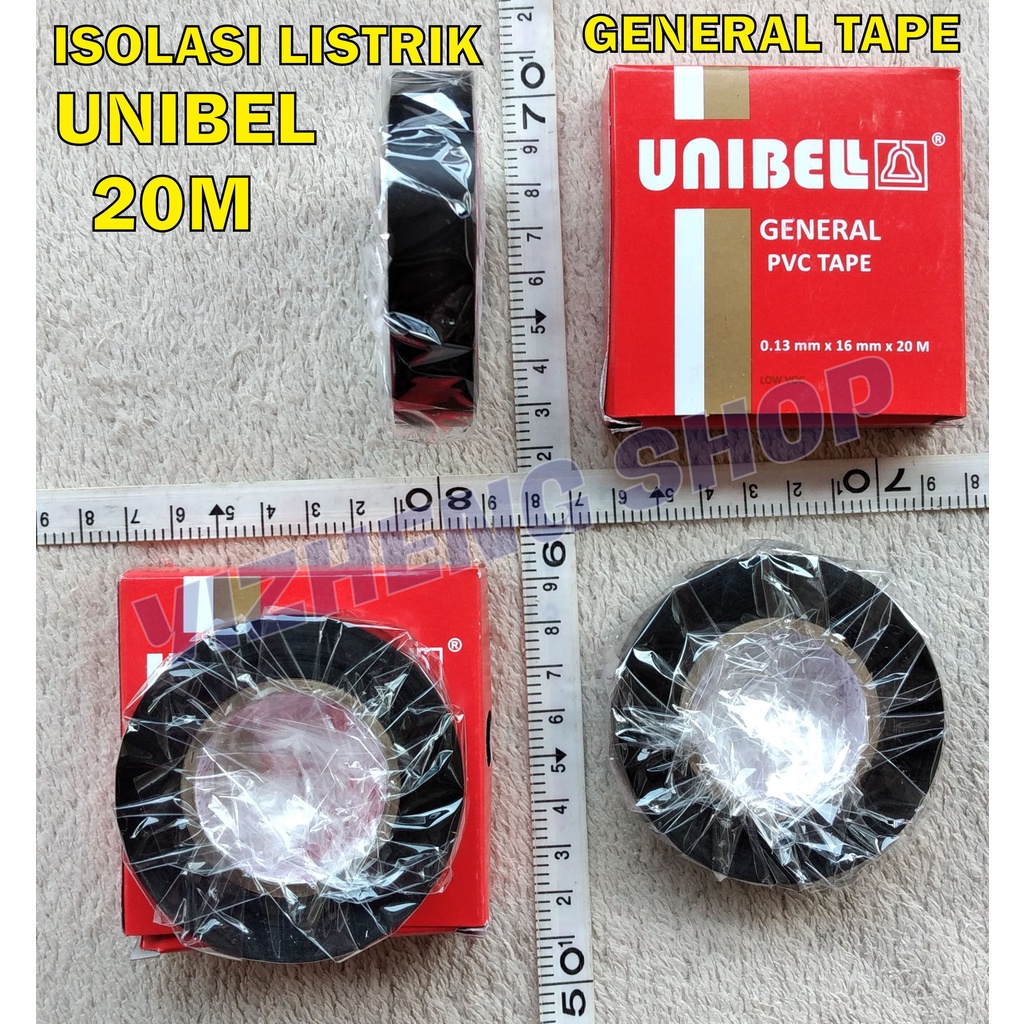 Unibell Isolasi Kabel Listrik solasi 16mm x 20m Unibel Electric tape