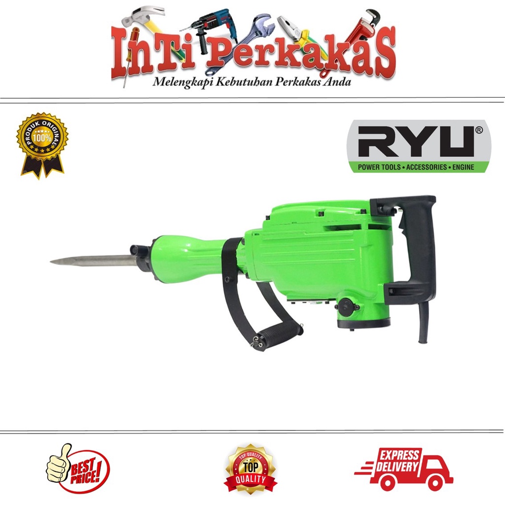 RYU Bor Bobok Beton Demolition Hammer RDH 50 ALAT PERTUKANGAN MESIN BOBOK BETON RYU