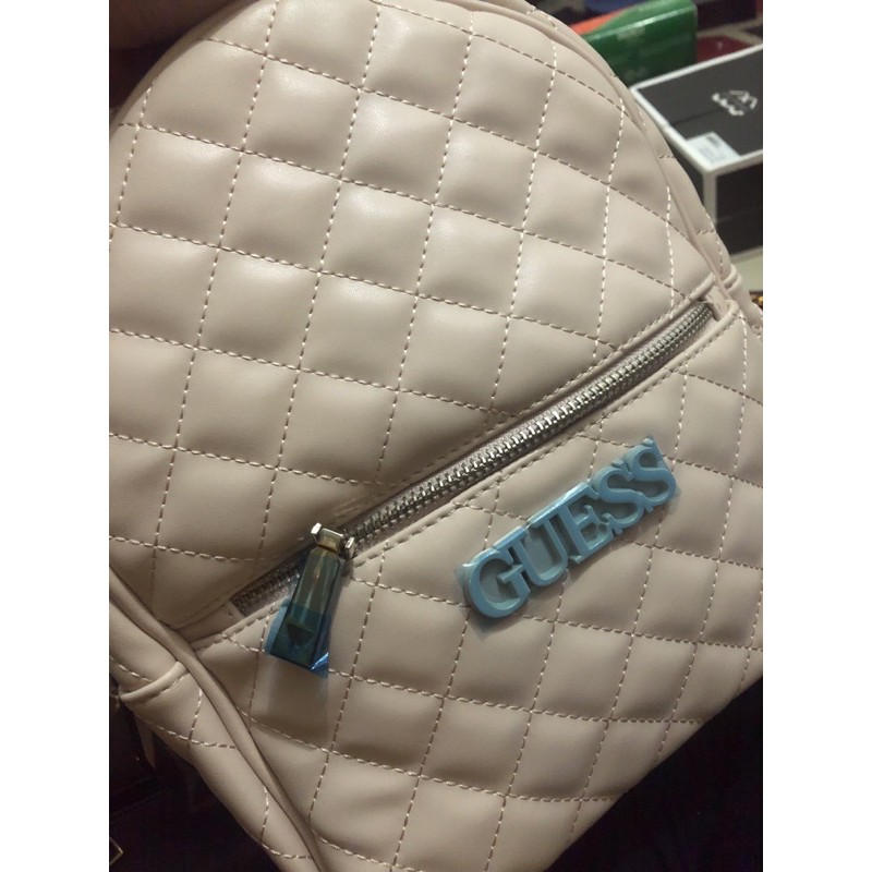Ransel guess baby pink+dompet mini bunga
