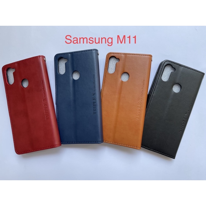 Leather Wallet flip New Samsung M11