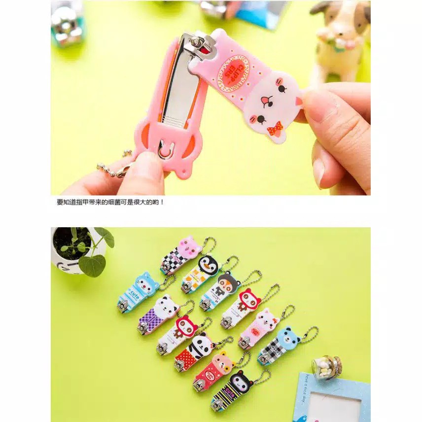 Gunting Kuku Karakter Mini / Cute Nail Clippers / Gunting Kuku untuk Hadiah Souvenir