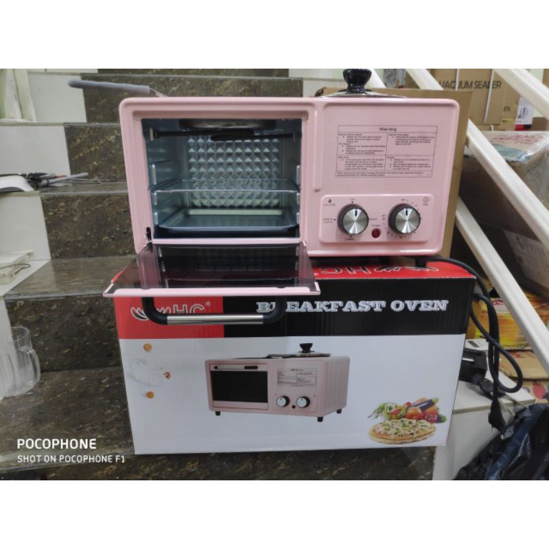 Oven Listrik 3 in 1 / Kompor listrik 3 in 1 / Breakfast machine