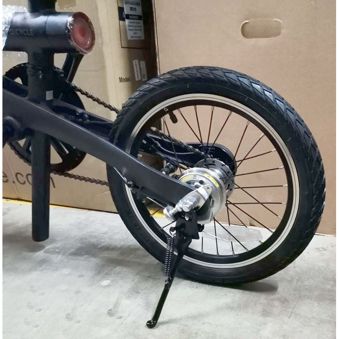BISA COD Soldier Standar Parkir Samping Sepeda Bicycle Side Kickstand 16 Inch - H10 - Black