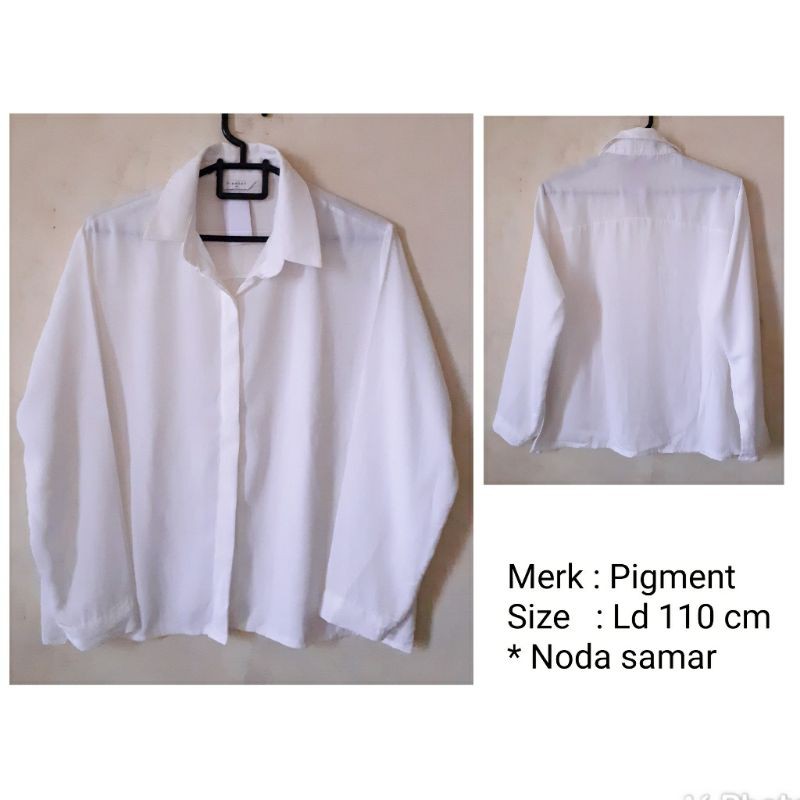 Preloved kemeja merk Pigment